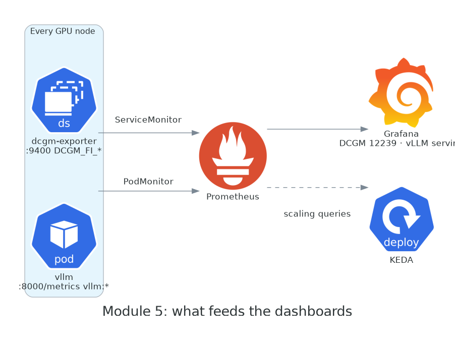 What feeds the dashboards